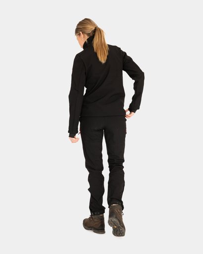 Friluftsset Supreme Dam, Jacka + Byxa - Black/Pink Friluftsset Supreme Dam, Jacka + Byxa - Black/Pink