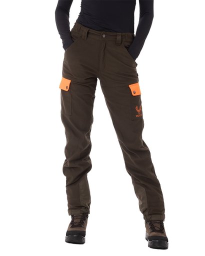 Damen-Jagdhose, Vapiti Laponia Green – Grün/Orange Damen-Jagdhose, Vapiti Laponia Green – Grün/Orange