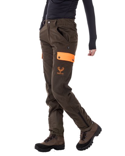 Damen-Jagdhose, Vapiti Laponia Green – Grün/Orange Damen-Jagdhose, Vapiti Laponia Green – Grün/Orange