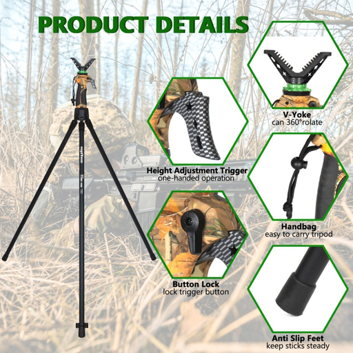 Skjutstöd Tripod GEN 3 - 85–180 cm