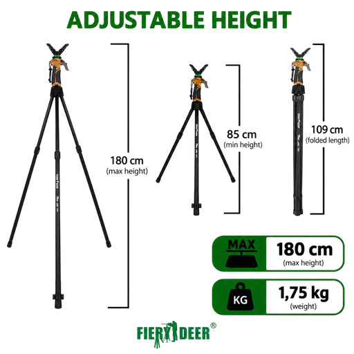 Skjutstöd Tripod GEN 3 - 85–180 cm