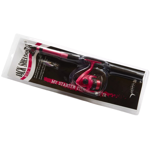 Fishing set Junior - Teleskop Reel set - Pink