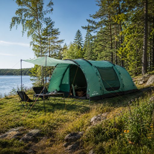 Family Tent for 5-8 People with Porch