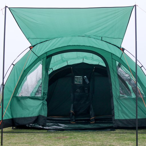Familienzelt für 5 Personen mit Vorzelt