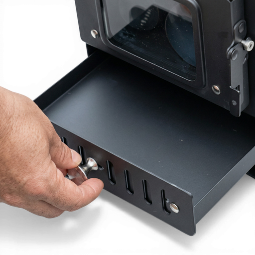 Portabel tältkamin med skorsten – vedkamin för camping & friluftsliv