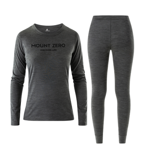 Underställ Merinoull Med Rundhals, Mount Zero - Dam 