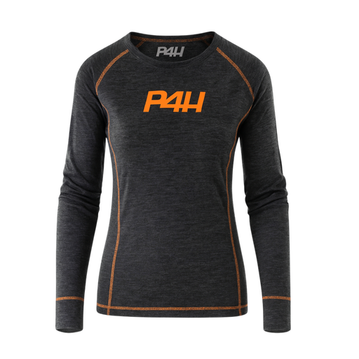 P4H Merino Base Layer Top – 100% Merino Wool – Women