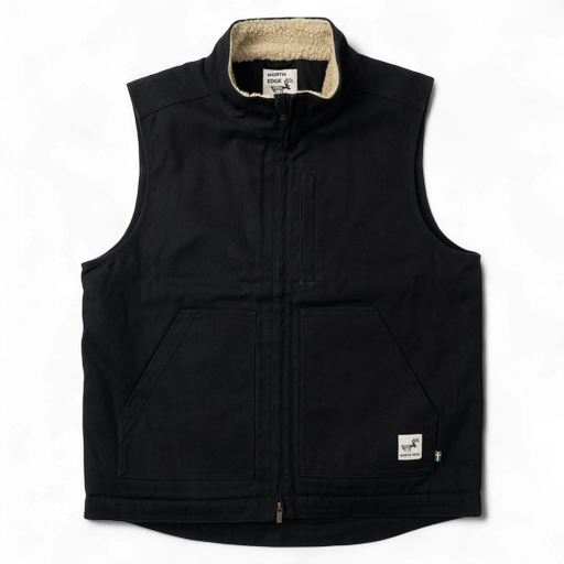 Men's Badlands Canvas Sherpa-Lined Vest Men's Badlands Canvas Sherpa-Lined Vest