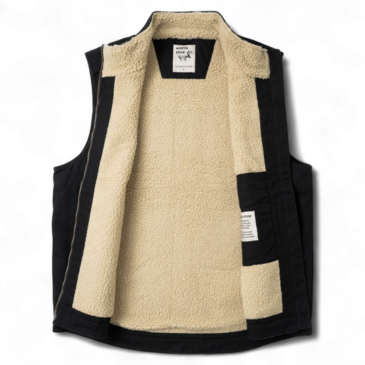 Men's Badlands Canvas Sherpa-Lined Vest