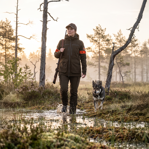 RECON XT- Jagdset, Jacke und Jagdhose mit Hosenträgern, Damen