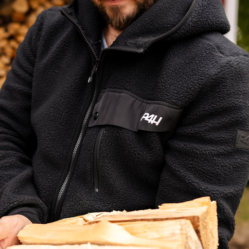 Men's Pile jacket with hood