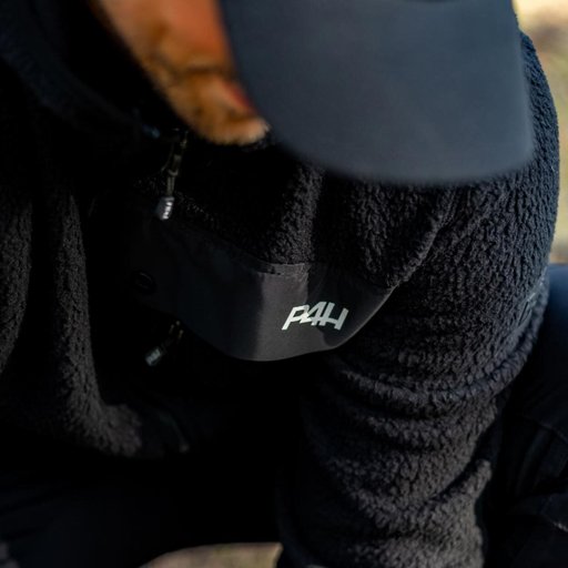 Men's Pile jacket with hood