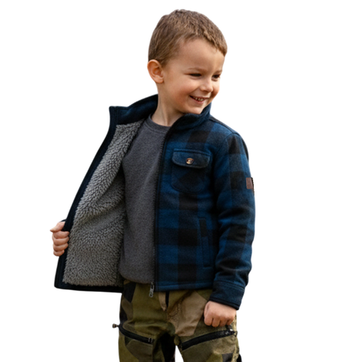 Fodrad Flanellskjorta Mount Zero - Barn