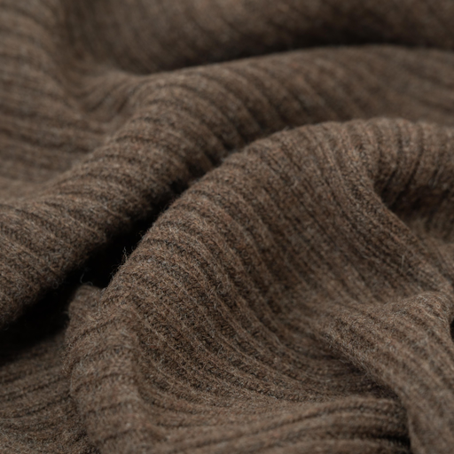 Lambswool sweater with reinforced elbows