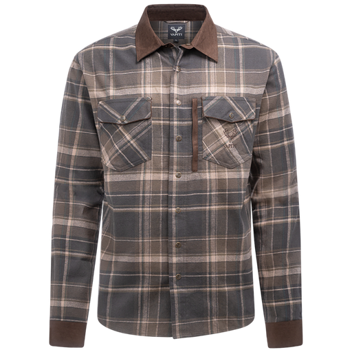 Vapiti Gebürstetes Flanellhemd – Herren Vapiti Gebürstetes Flanellhemd – Herren