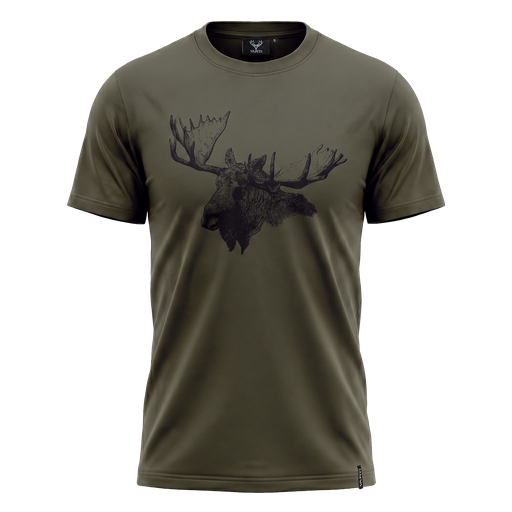T-Shirt 3er-Pack 100% Baumwolle, Wildtiermotive