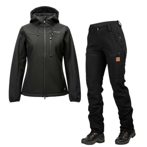Gefüttertes Softshell-Set - Damen