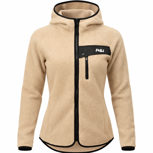 Women's Pile jacket with hood