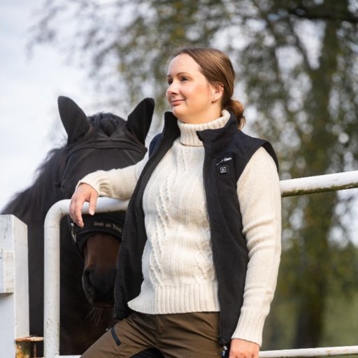 Women's Lambswool Knitted Sweater With Polo Collar