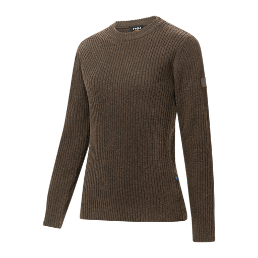 Lambswool sweater with reinforced elbows