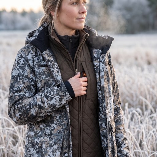 Quilted Heated Vest, P4H- Women's