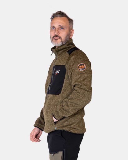 P4H Super Flatfleece, Green, l och XXL