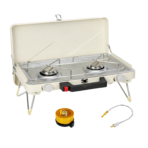 Portabelt campingkök – 2 brännare
