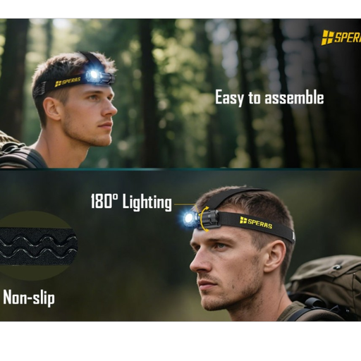 Headlamp/flashlight SH16, 1650 lumens