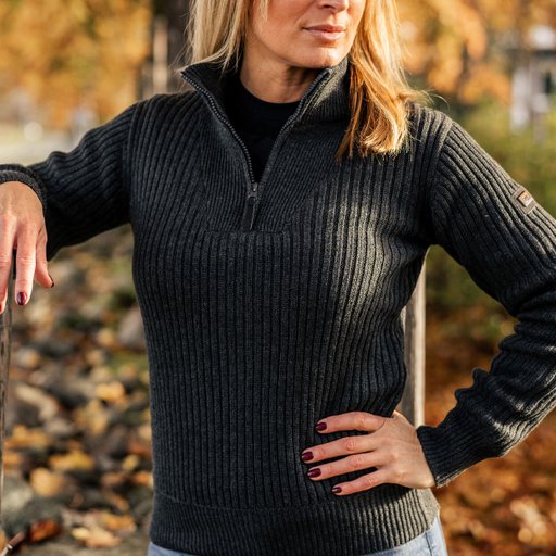 Strickpullover mit Windstopper – Damen