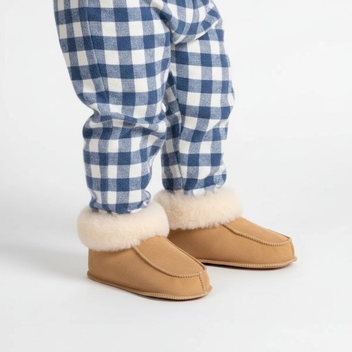 Fårskinnstofflor Barn