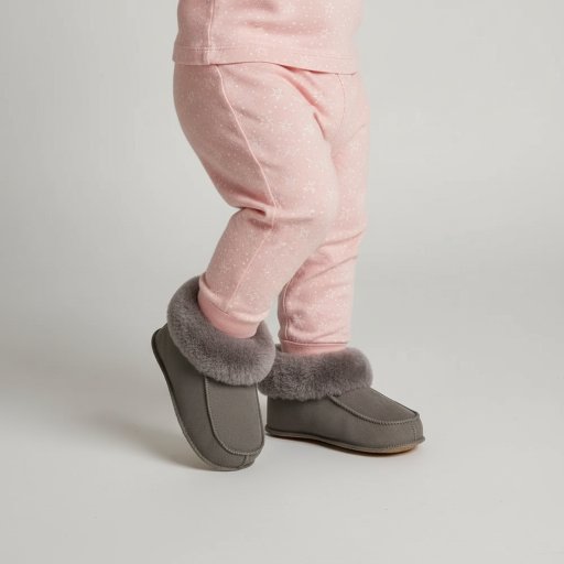 Fårskinnstofflor Barn