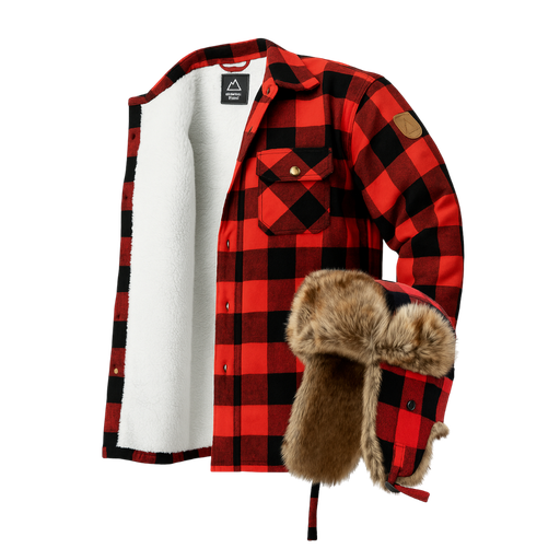 Passendes Winter-Set – Flanell & Mütze Passendes Winter-Set – Flanell & Mütze