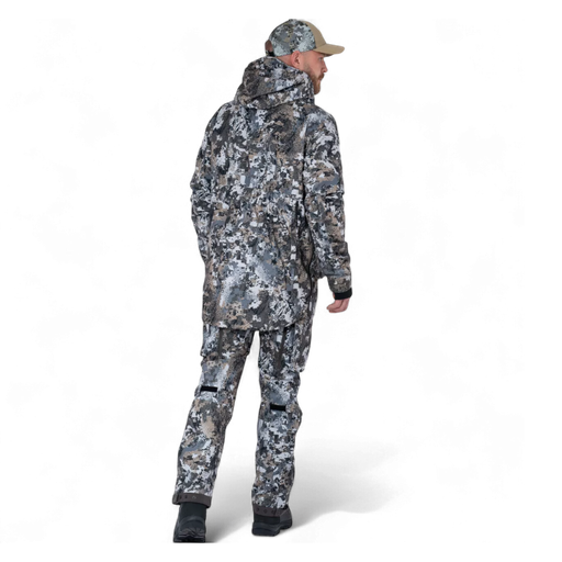 RECON XT – Jagdset, Anorak und Hose mit Hosenträgern, Grau/Tarn, P4H