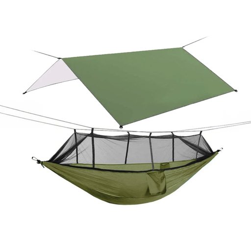 Hängmatta Med Myggnät + Tarp Hängmatta Med Myggnät + Tarp