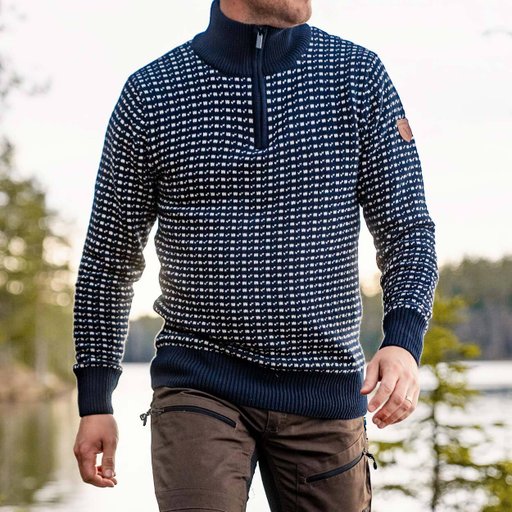 Knitted sweater, windstopper Knitted sweater, windstopper