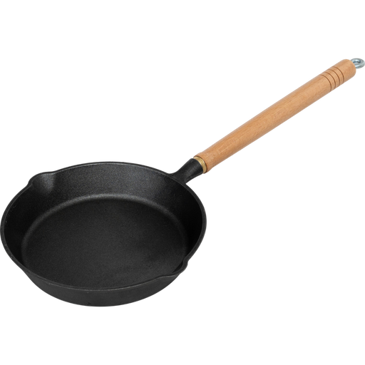 Gjutjärnspanna med långt handtag Gjutjärnspanna med långt handtag
