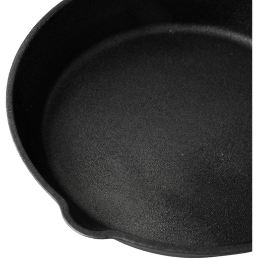 Gjutjärnspanna med långt handtag Gjutjärnspanna med långt handtag