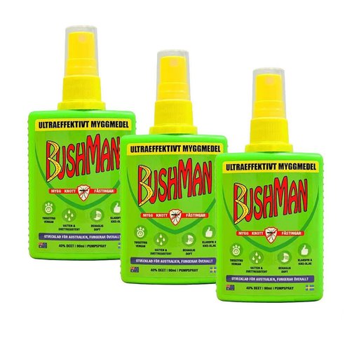Bushman Myggmedel 3-pack Bushman Myggmedel 3-pack