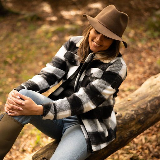 Gefütterte Flanelljacke – Damen Gefütterte Flanelljacke – Damen