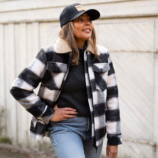 Gefütterte Flanelljacke – Damen Gefütterte Flanelljacke – Damen