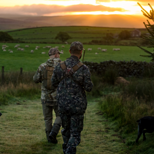RECON XT – Hunting set, anorak and trousers with suspenders, Green/Camo, P4H