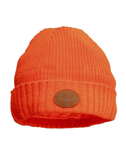 Gestrickte Mütze Vapiti, Orange/Grün