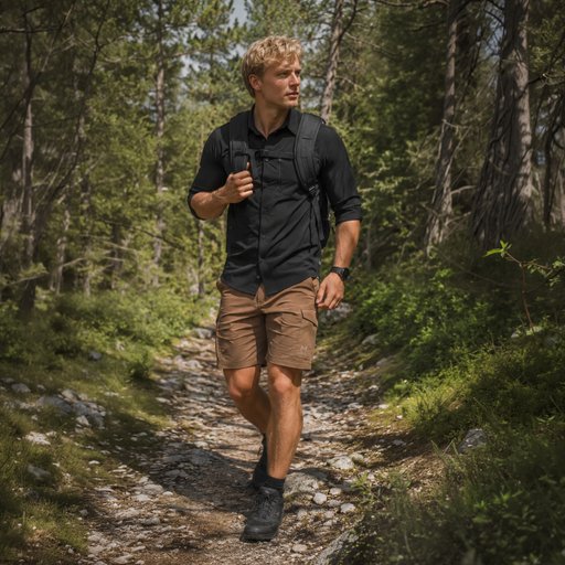 Outdoor Set Shorts och Skjorta