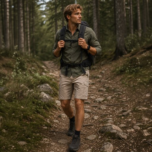 Outdoor Set Shorts och Skjorta