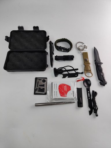 Överlevnads Kit - 12 Delar plus Överlevnads Kit - 12 Delar plus