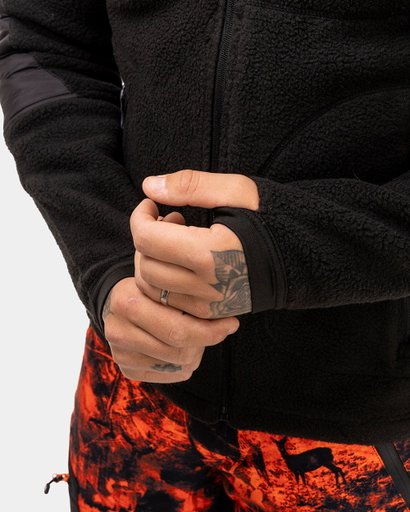 Pilejacka Herr, Retro - Black, S, XXL Pilejacka Herr, Retro - Black, S, XXL