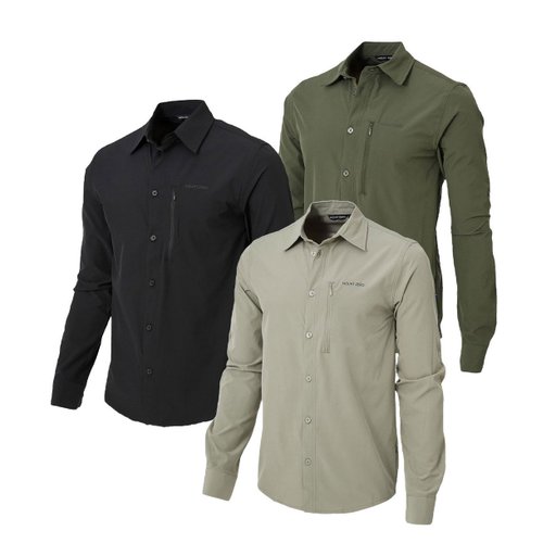 Outdoor-Hemd Stretch - Mount Zero Outdoor-Hemd Stretch - Mount Zero