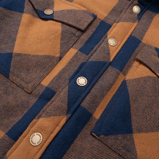 Wind-lined overshirt