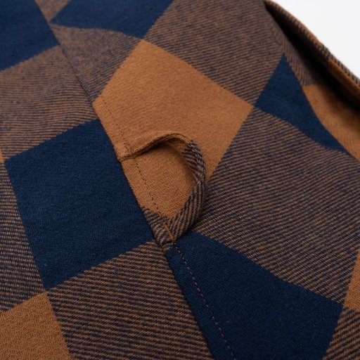 Wind-lined overshirt