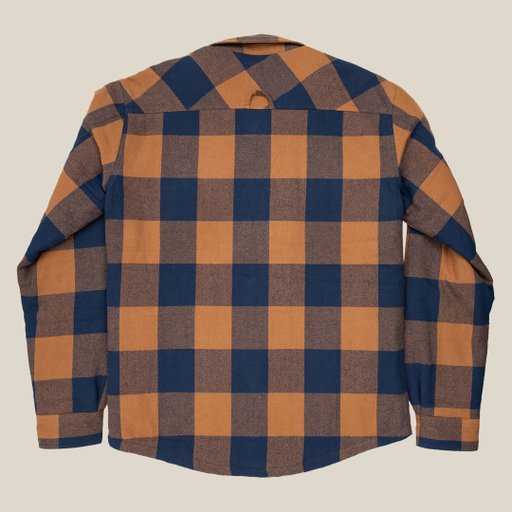 Wind-lined overshirt